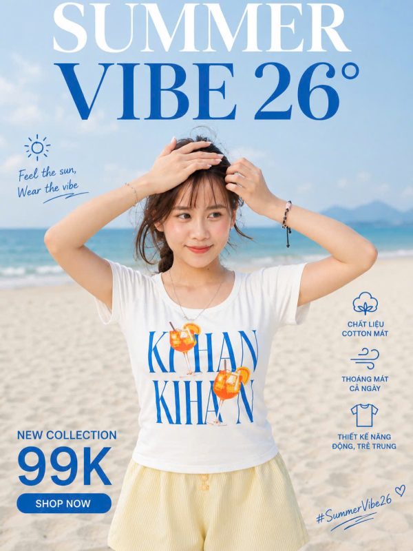 Mùa Hè 2026 – Thời Điểm Hoàn Hảo Để Làm Mới Phong Cách Cùng Summer Vibe 26