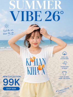 Mùa Hè 2026 – Thời Điểm Hoàn Hảo Để Làm Mới Phong Cách Cùng Summer Vibe 26