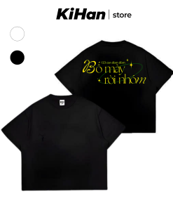 Áo Thun Boxy KIHAN Firefly Exit Club – Cotton 100% Unisex